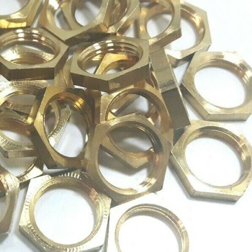 M13 Brass Hexagon Nuts 13mm Metric Thread