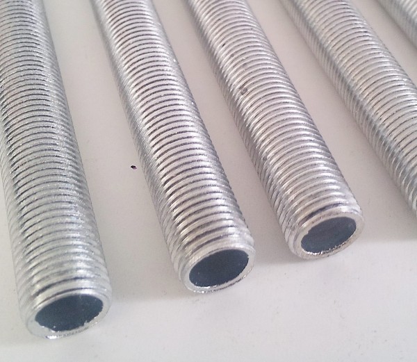 thumbnail image 2 of 4x M10 X 1000mm Hollow Threaded Rod Tubes – 10mm Allthread For Lamp Sockets, Electrical 2 of 6
