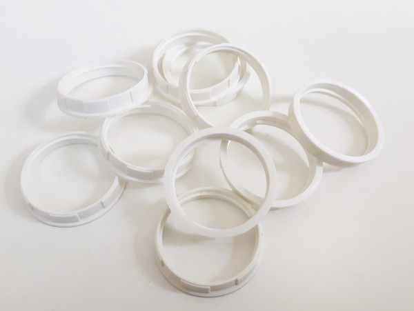 E27 shade rings white plastic 47mm width external 39mm width internal