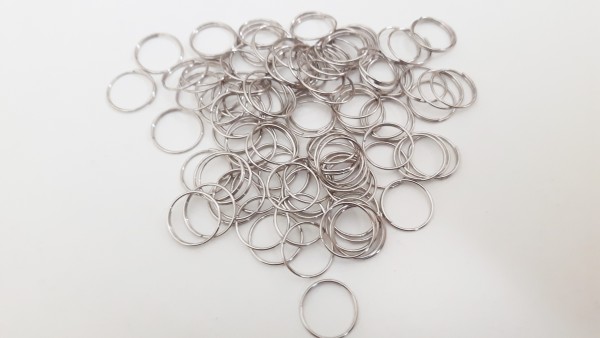 chrome Chandelier connecting rings 10mm 50g approx =520 rings