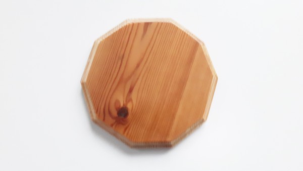 Wooden Ceiling Pattress Manufactured From Pine Decagon 150mm