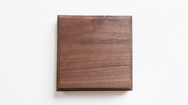 American Black Walnut Square Wooden Ceiling Pattress