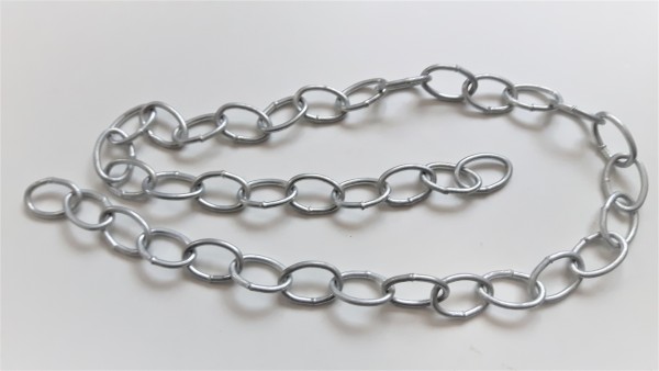 Chandelier Chain 50kg Max Welded Link 1 Inch Silver Finish