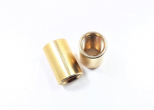 BRASS COUPLER 10MM INTERNAL THREAD X 2