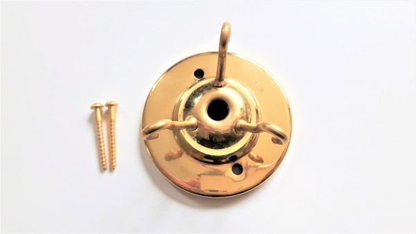 3 hook ceiling rose plate for light suspension fitting with matching screws