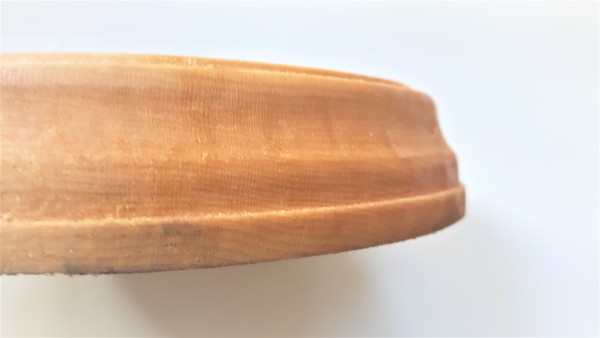 Round hardwood Ash pattress 150mm width