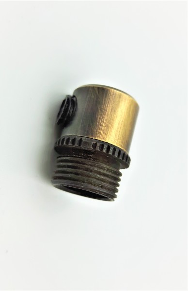BRUSHED ANTIQUE ELECTRIC CABLE CORD GRIP  HALF INCH THREAD