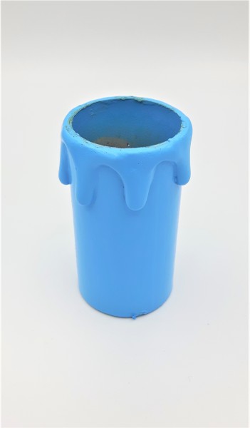 Candle Tubes in blue Drip Card 55mm x 26mm