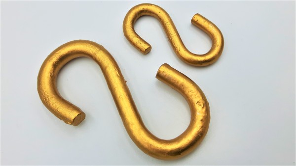 Gilded And Varnished STRONG GALVANIZED OPEN S HOOK