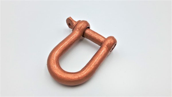 Hand Painted - Gilded And Varnished D Shaped Shackle .. Select Your Finish