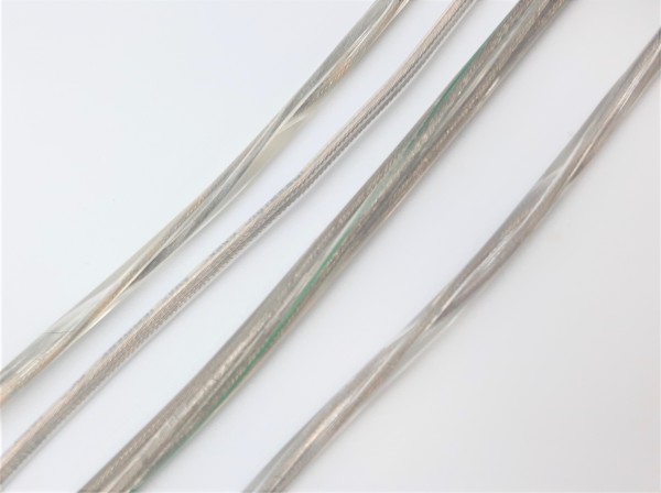 2 Core Round Clear Flex Lighting Cable 0.75mm