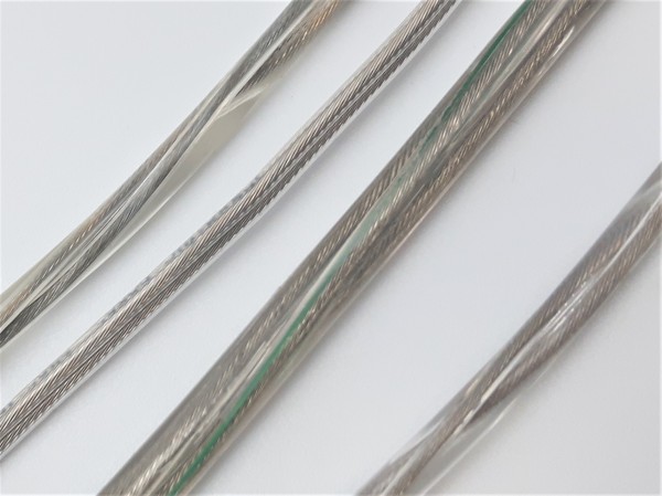 2 Core Round Clear Flex Lighting Cable 0.75mm