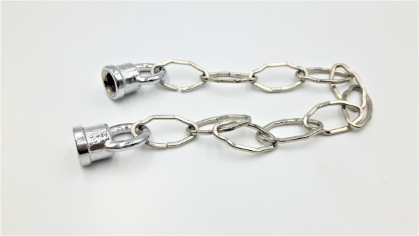 Closed Hoops and gothic Chain M10 Thread chrome finish