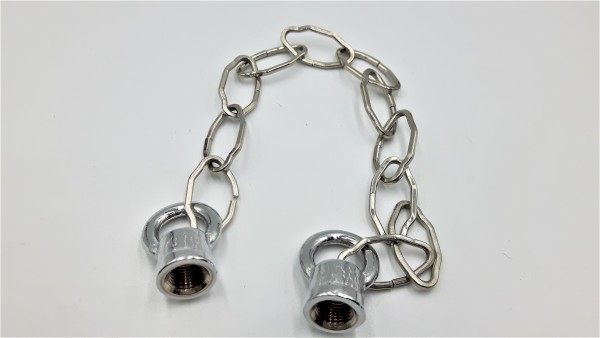 Closed Hoops and gothic Chain M10 Thread chrome finish