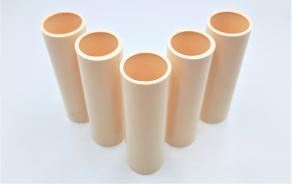 chandelier Candle Tubes sleeves Covers slips cream plastic 100mm x 24mm
