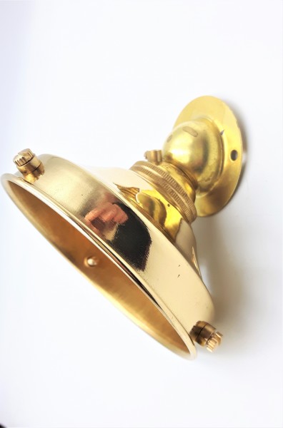 Angle Lamp Holder With 3 1~4 Inch Brass Gallery BC - B22  