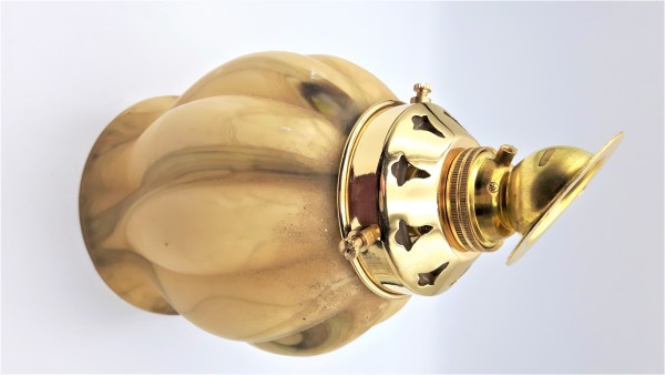 Angle Lamp Holder With 2 1~4 Inch Brass Gallery BC - B22 