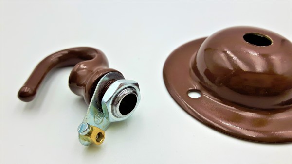 Brown Ceiling Rose Hook Plate Hanging Suspension Fixing Plate 