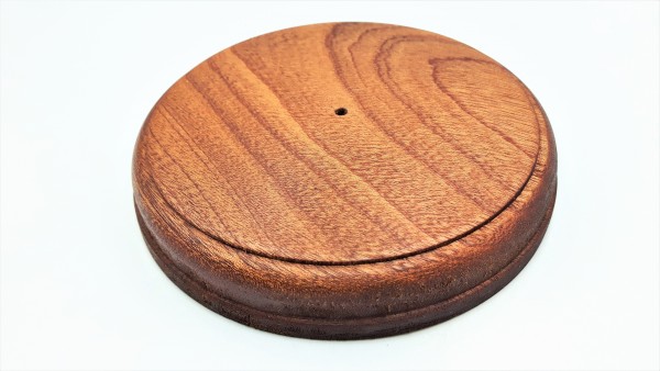 Small hardwood pattress manufactured from Sapele African mahogany