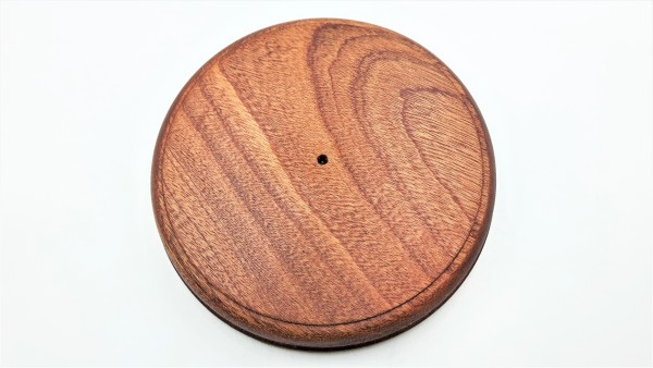 Small hardwood pattress manufactured from Sapele African mahogany