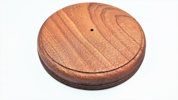 Small hardwood pattress manufactured from Sapele African mahogany