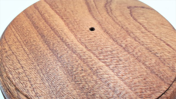 Small hardwood pattress manufactured from Sapele African mahogany