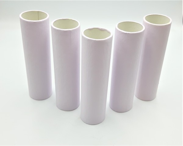 Candle Tubes Lilac Tube Card 100mm x 24mm 