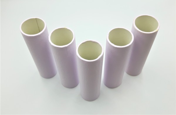 Candle Tubes Lilac Tube Card 100mm x 24mm 