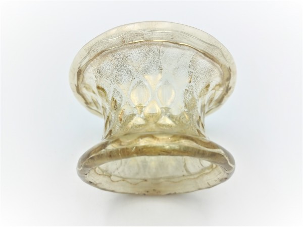 Venetian Chandelier glass stem spacer gold 83mm width 