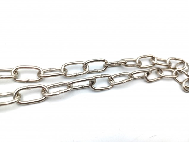 CHANDELIER CHAIN POLISHED NICKEL EFFECT 10 KGS MAX
