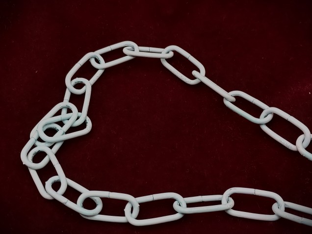 Chandelier Chain White Metal 10 Kgs Max