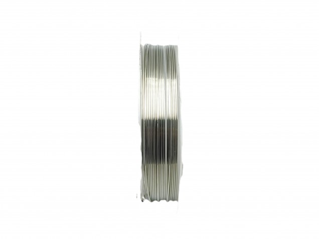 chandelier wire silver coloured copper .6mm x 7 metres