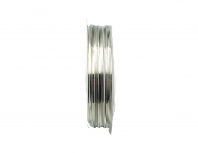 chandelier wire silver coloured copper .6mm x 7 metres