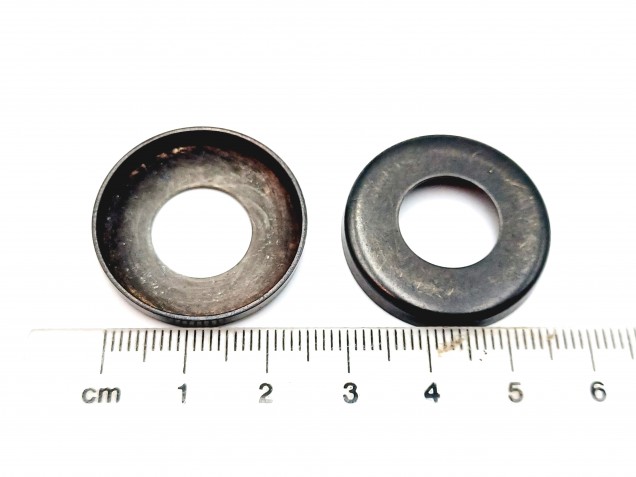 Chandelier Brass Pressed Washer in Dark Bronze Finish 10mm Centre Hole