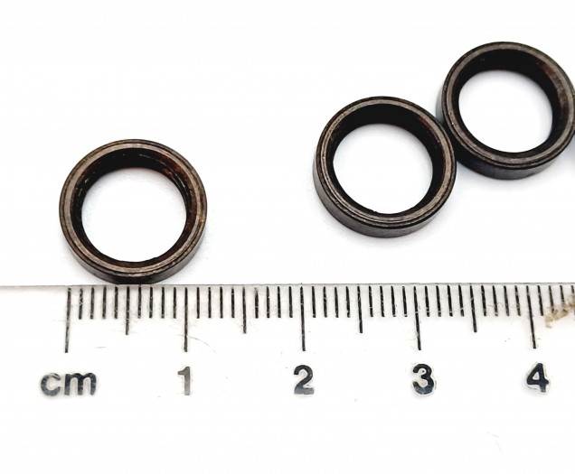 M10 solid brass ring nuts in old bronze
