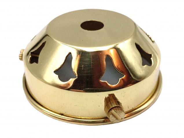 BRASS LAMPSHADE HOLDER 2 1~4 - 10mm centre hole