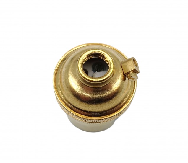 Brass plated Bulb holder Lamp Holder BC B22 PLAIN SKIRT