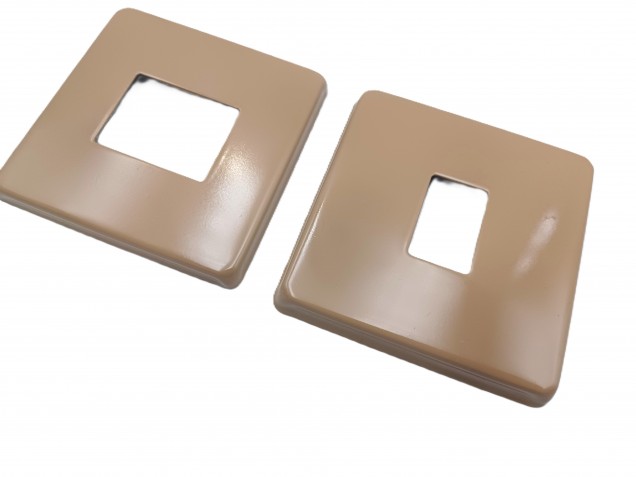 Light Switch Cover Plate Conversion In Beige