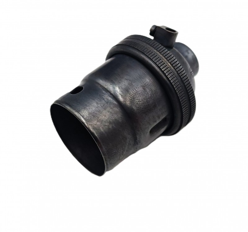 Lamp Holder BC B22 PLAIN SKIRT DARK ANTIQUE M10 BASE THREAD
