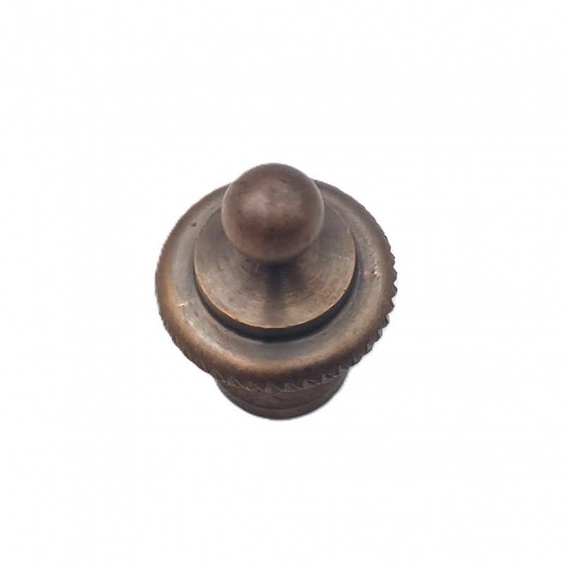 Antique brass rope edge finial for lighting and chandeliers