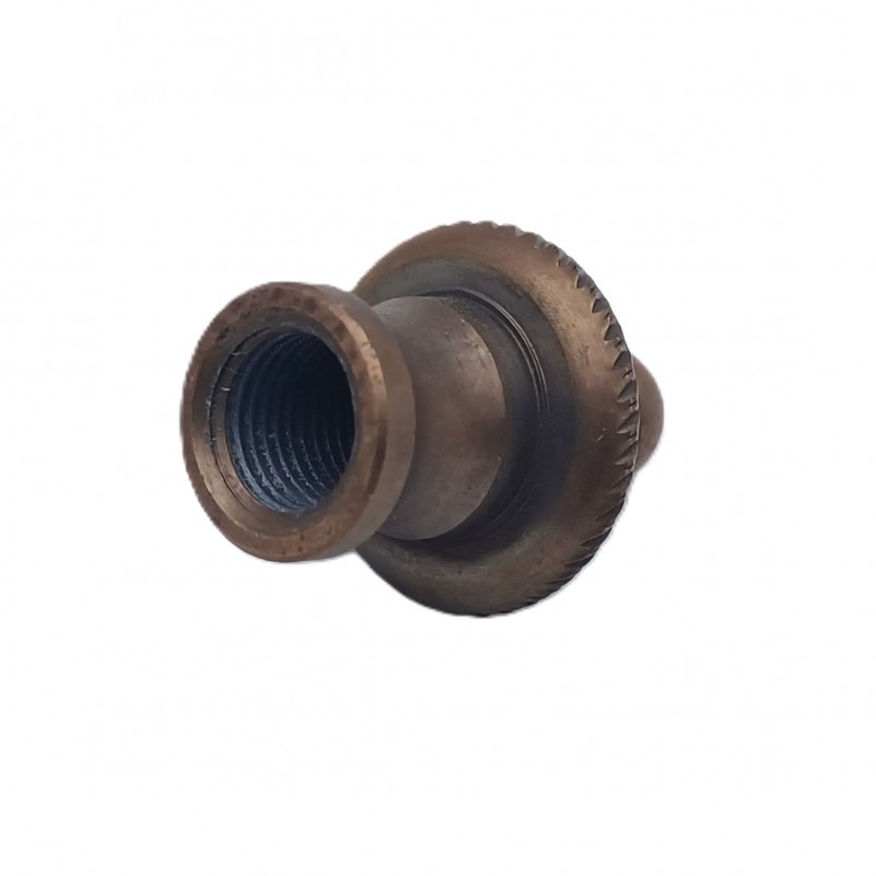 Antique brass rope edge finial for lighting and chandeliers