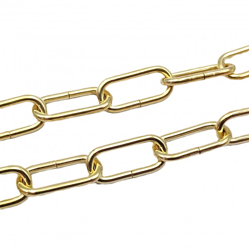 CHANDELIER CHAIN POLISHED BRASS EFFECT 10 KGS MAX 