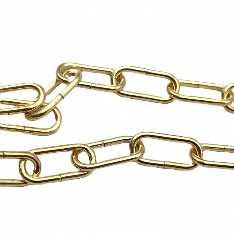 CHANDELIER CHAIN POLISHED BRASS EFFECT 10 KGS MAX 