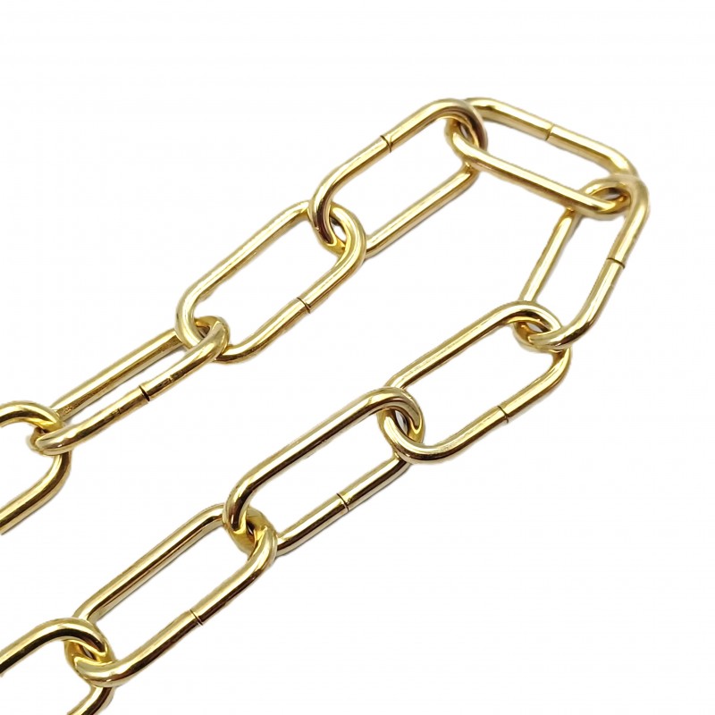 CHANDELIER CHAIN POLISHED BRASS EFFECT 10 KGS MAX 