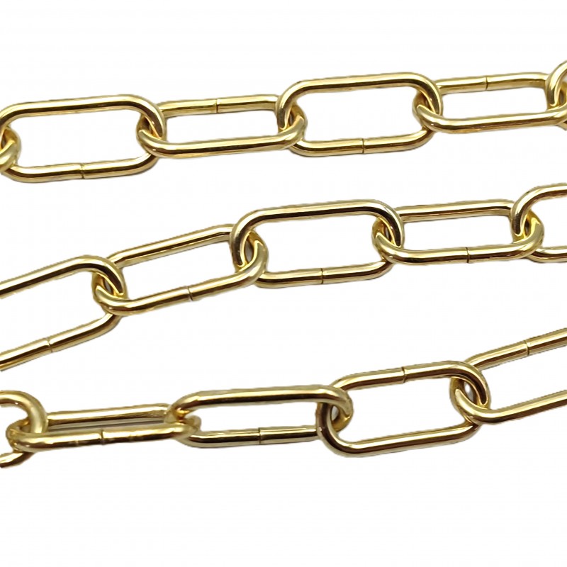 CHANDELIER CHAIN POLISHED BRASS EFFECT 10 KGS MAX 