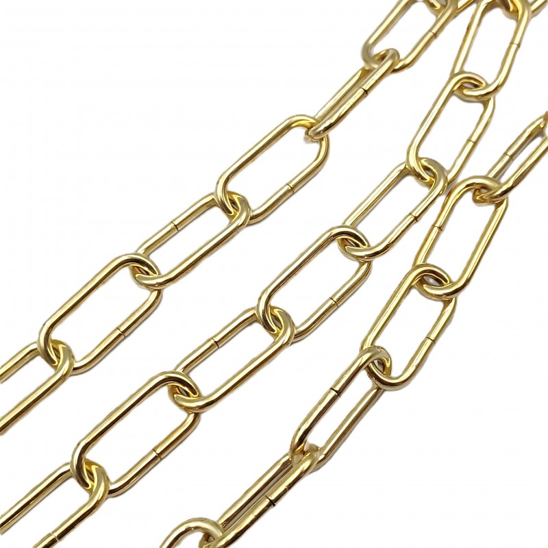 CHANDELIER CHAIN POLISHED BRASS EFFECT 10 KGS MAX 