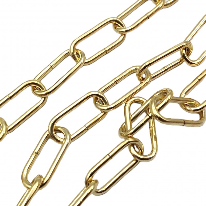 CHANDELIER CHAIN POLISHED BRASS EFFECT 10 KGS MAX 