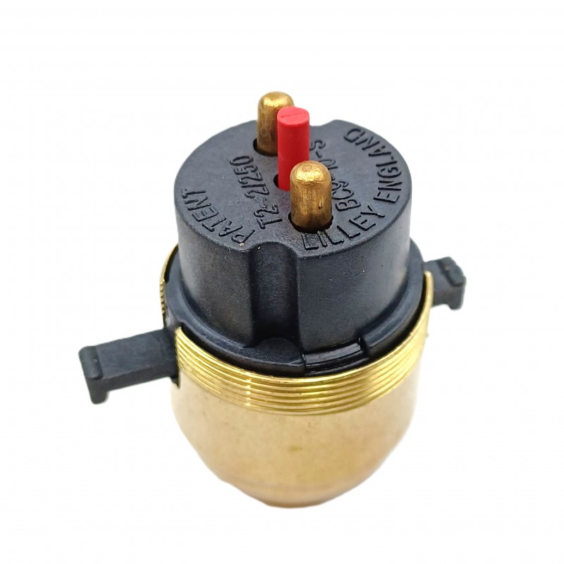 switched hook lampholder various finishes B22 large standard bayonet cap