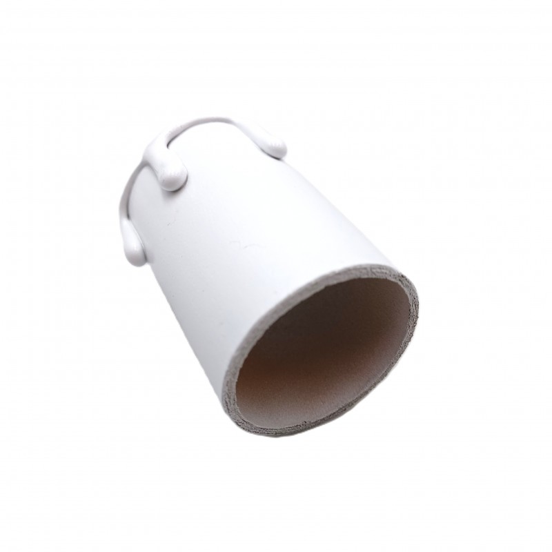 Hand made Candle Tubes for chandeliers white coloured drip Card 50mm x 32mm internal 