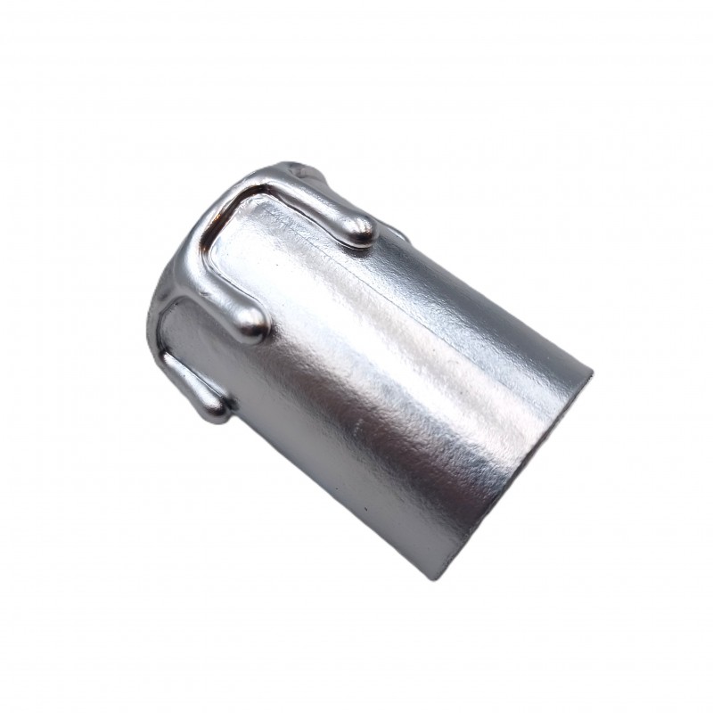 Hand made Candle Tubes for chandeliers silver coloured drip Card 50mm x 32mm internal